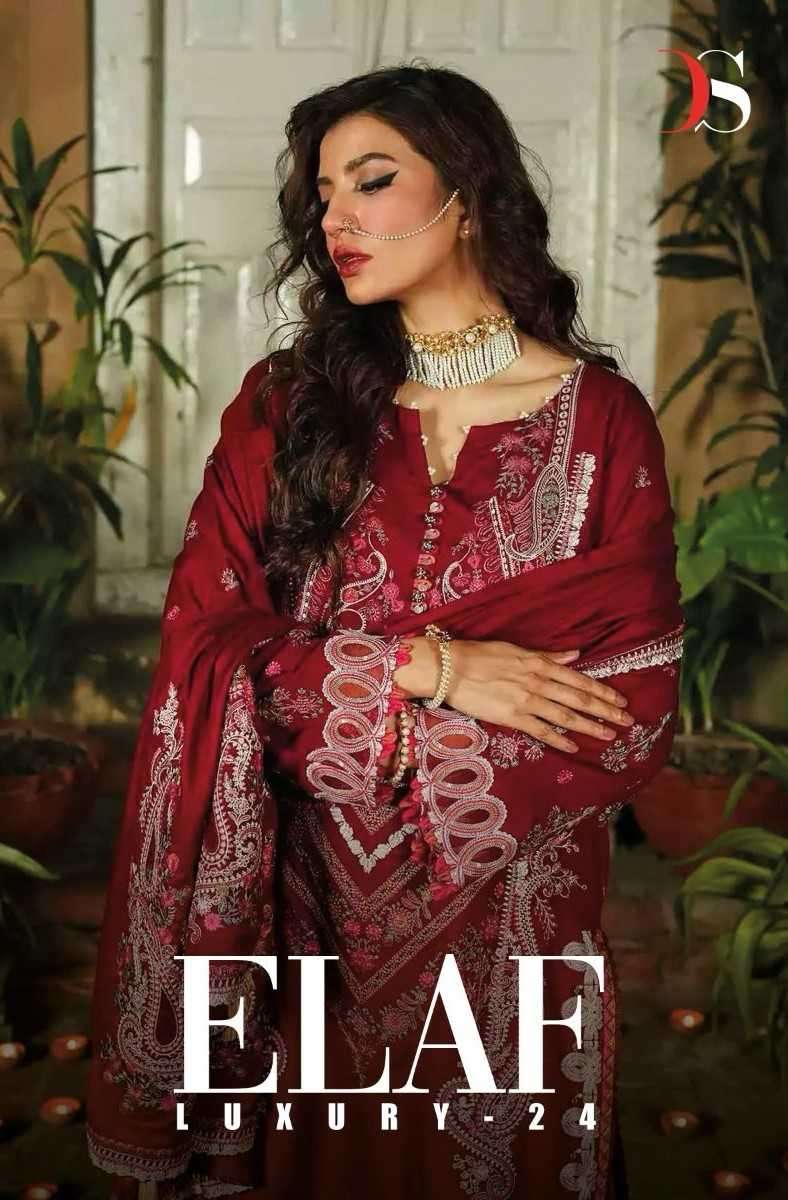 deepsy elaf vol 24 series 3391-3395 Rayon cotton suit