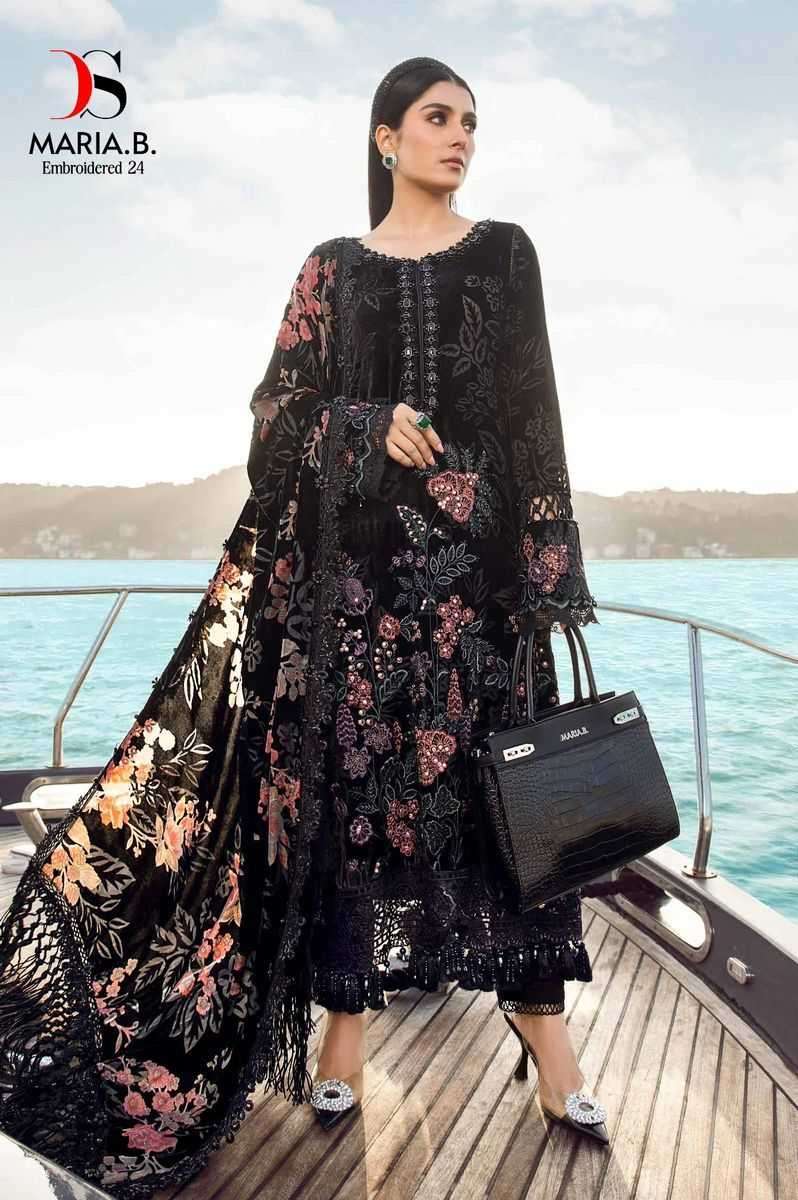 deepsy embroidered 24 3354 abcd Rayon cotton suit