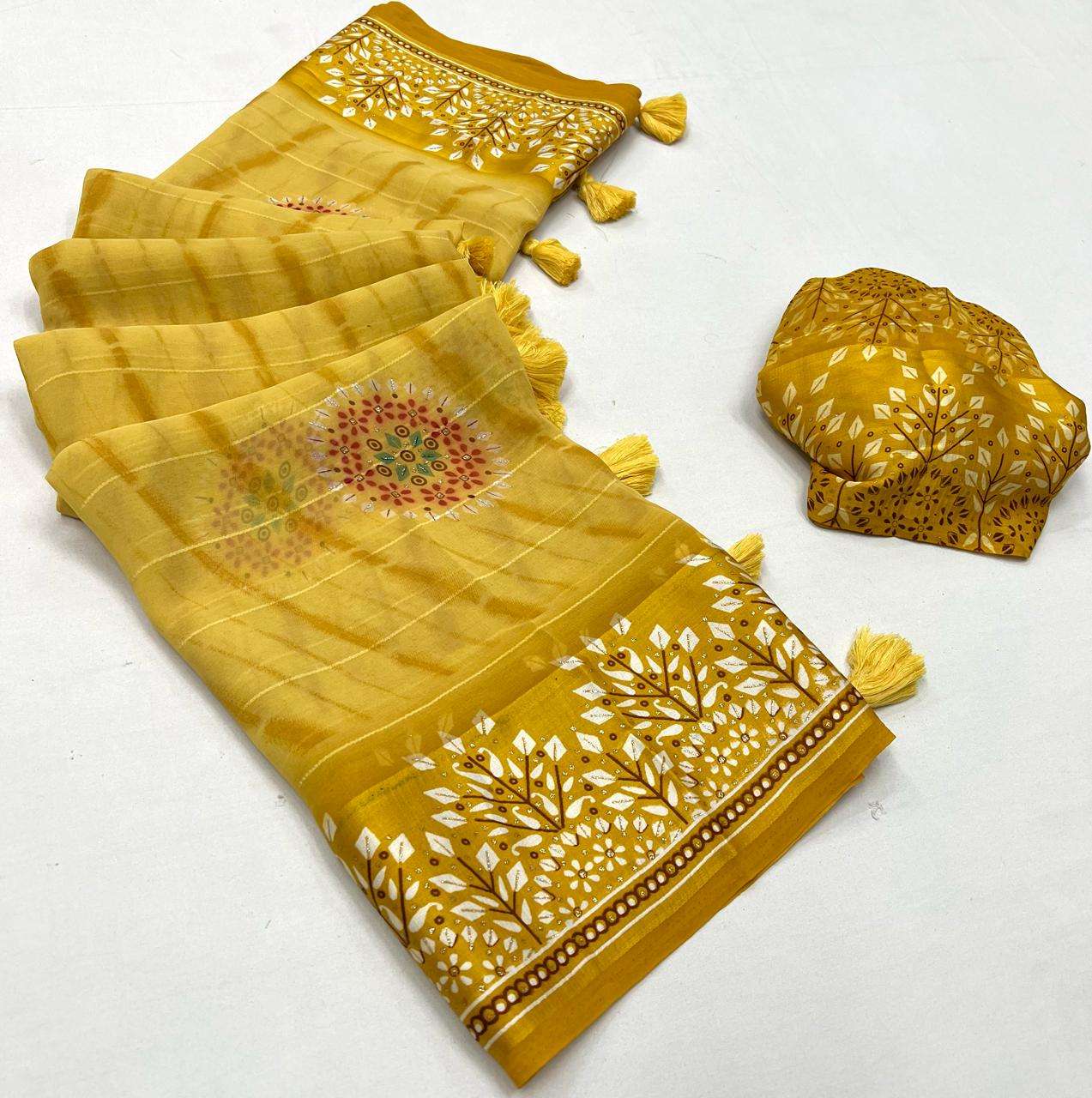 dhaga bihag designer georgette saree
