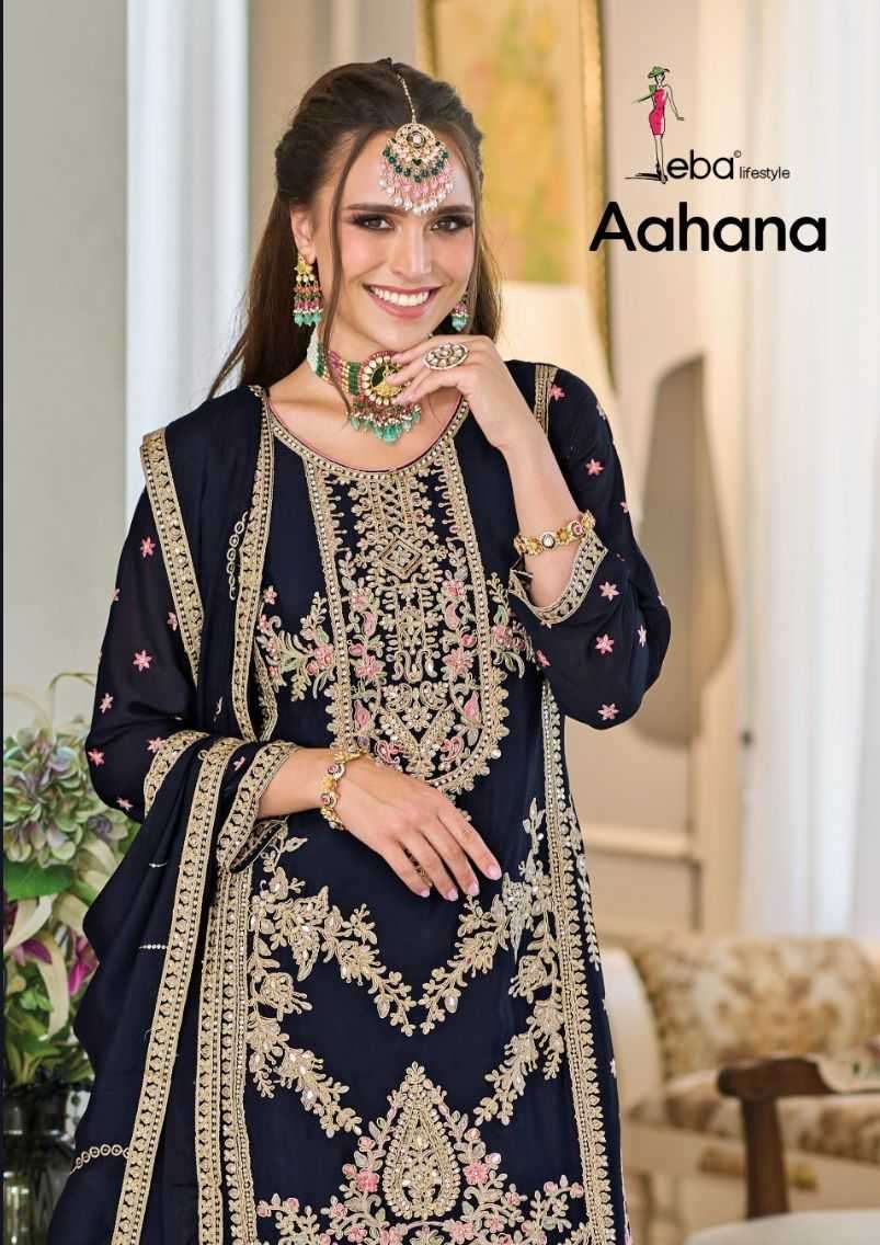 eba lifestyle aahana series 1672-1674 heavy Chinon readymade suit