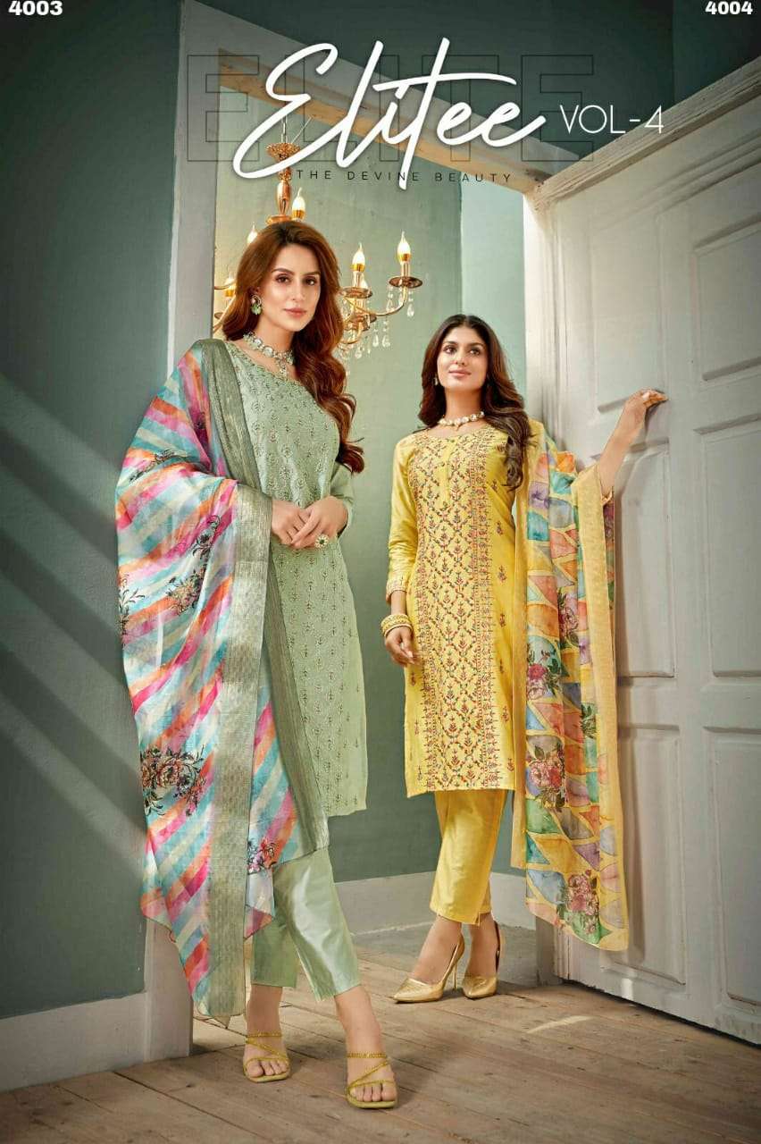 18 attitude elitee vol 4 series 4001-4006 premium bsy viscose readymade suit 