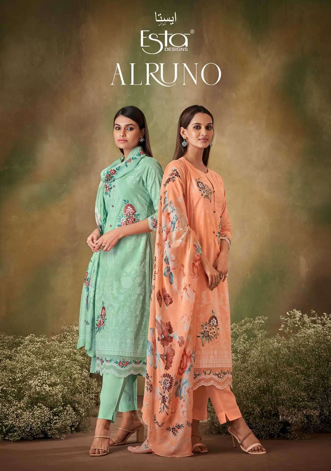 esta alruno series 101-108 cotton cambric suit 