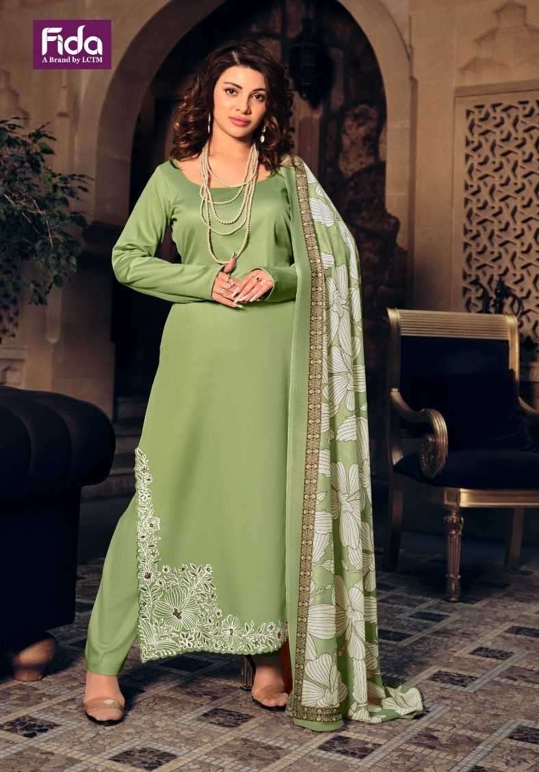 fida virika series 1001-1006 cotton satin suit 