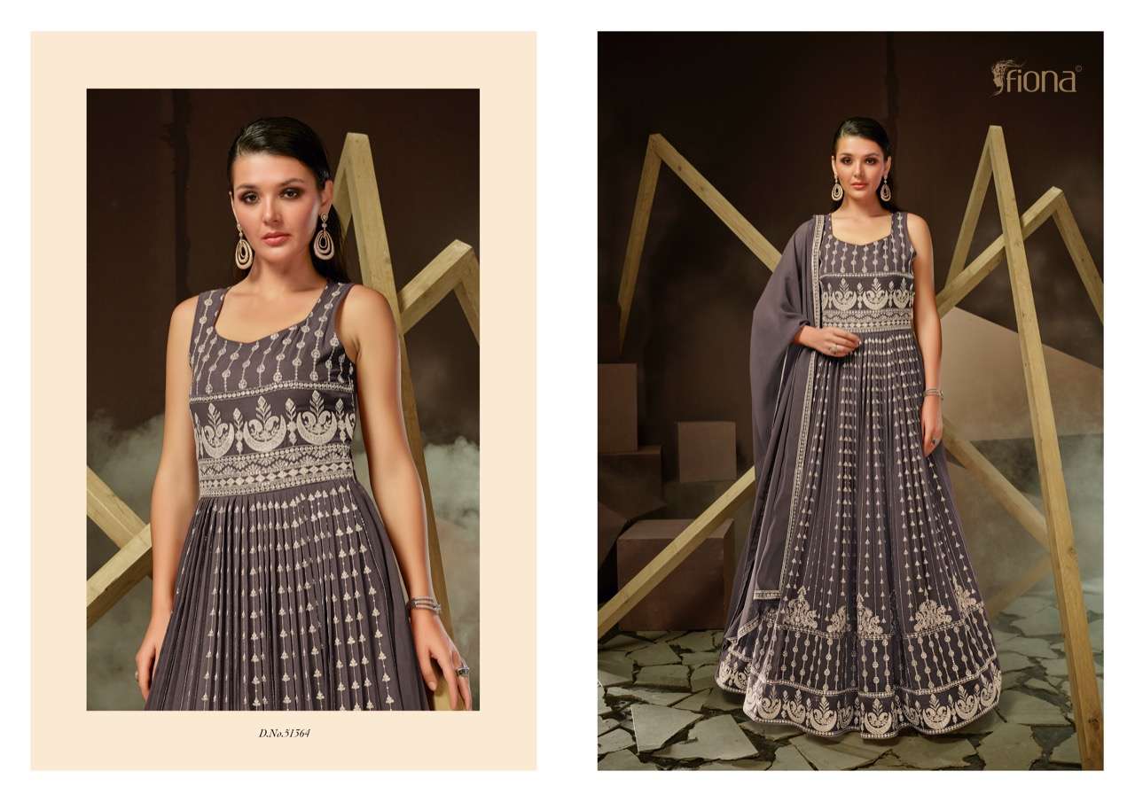 fiona falak designer real georgette suit 