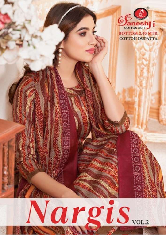 Ganeshji Nargis Vol-2 series 2001-2010 indo cotton suit 