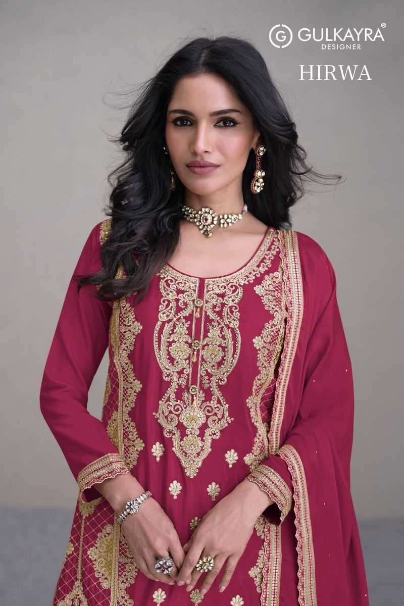 gulkayra hirwa 1001 a real chinon readymade suit 
