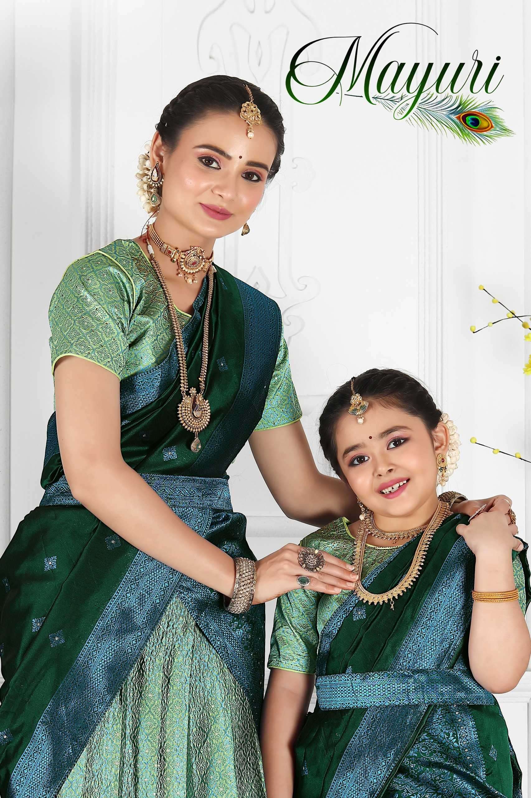 hunar mayuri series 1901-1909 silk lehenga 
