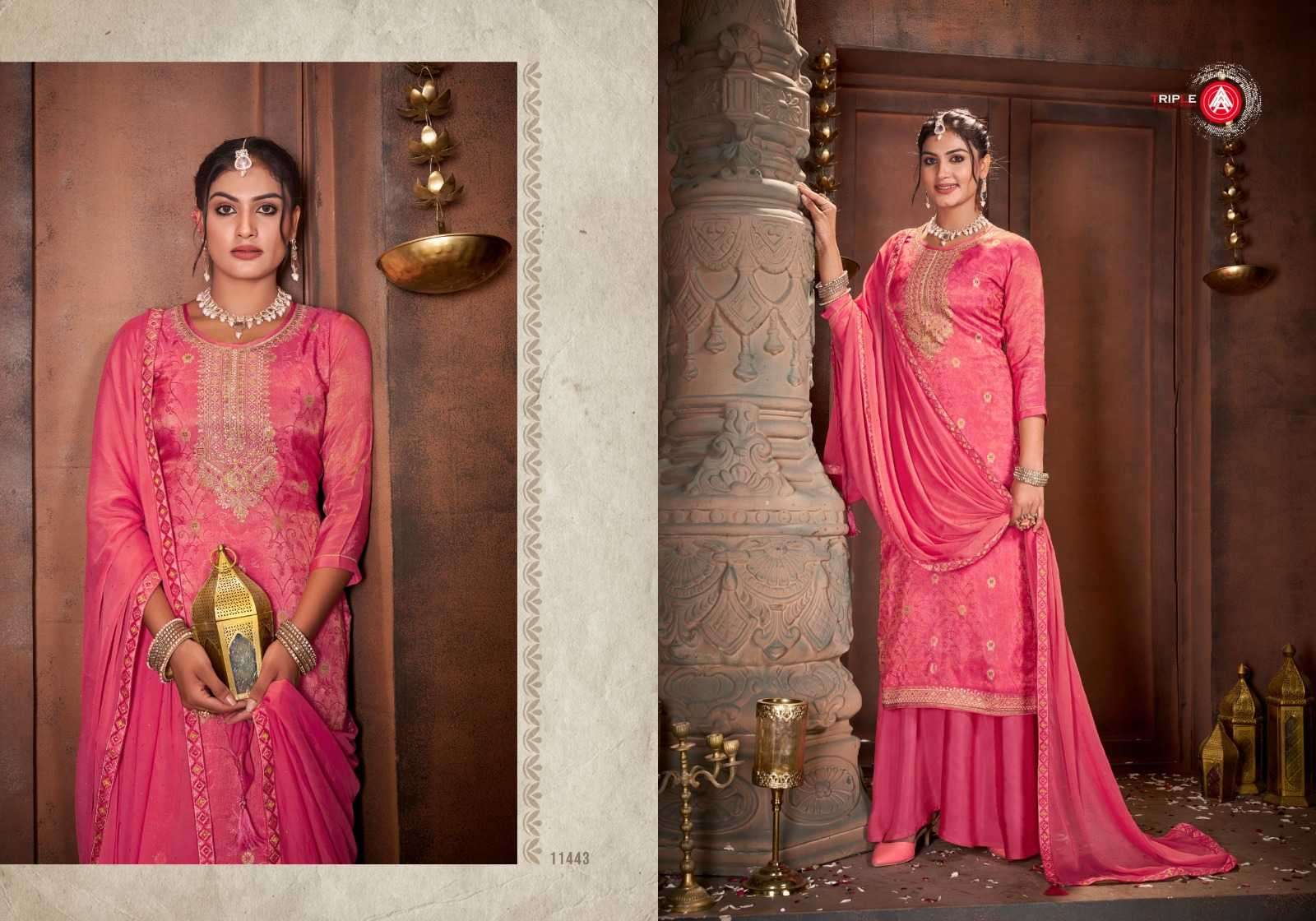 kalarang kethi series 11441-11446 Pure Simar Jequard suot
