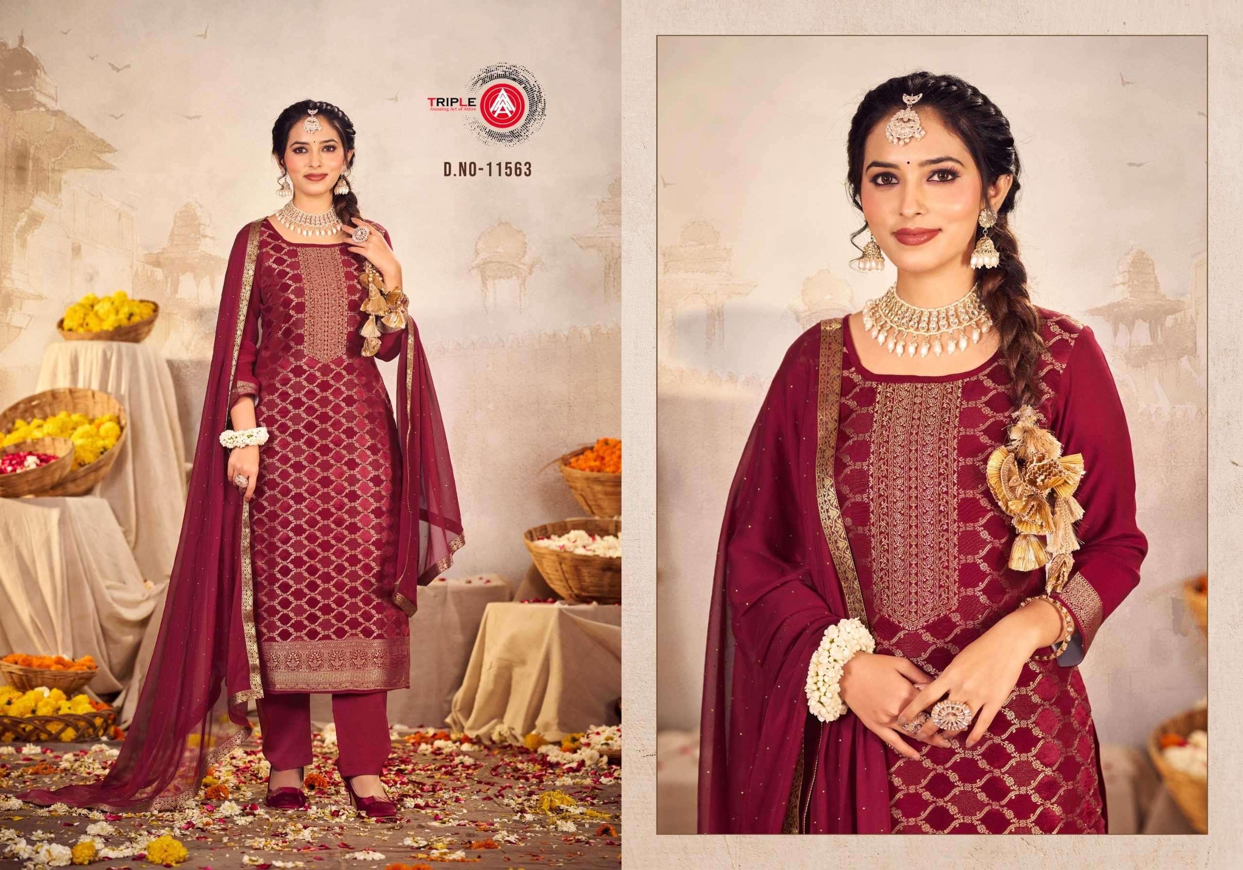 kalarang loyal vol 2 series 11561-11564 Pure Muslin suit