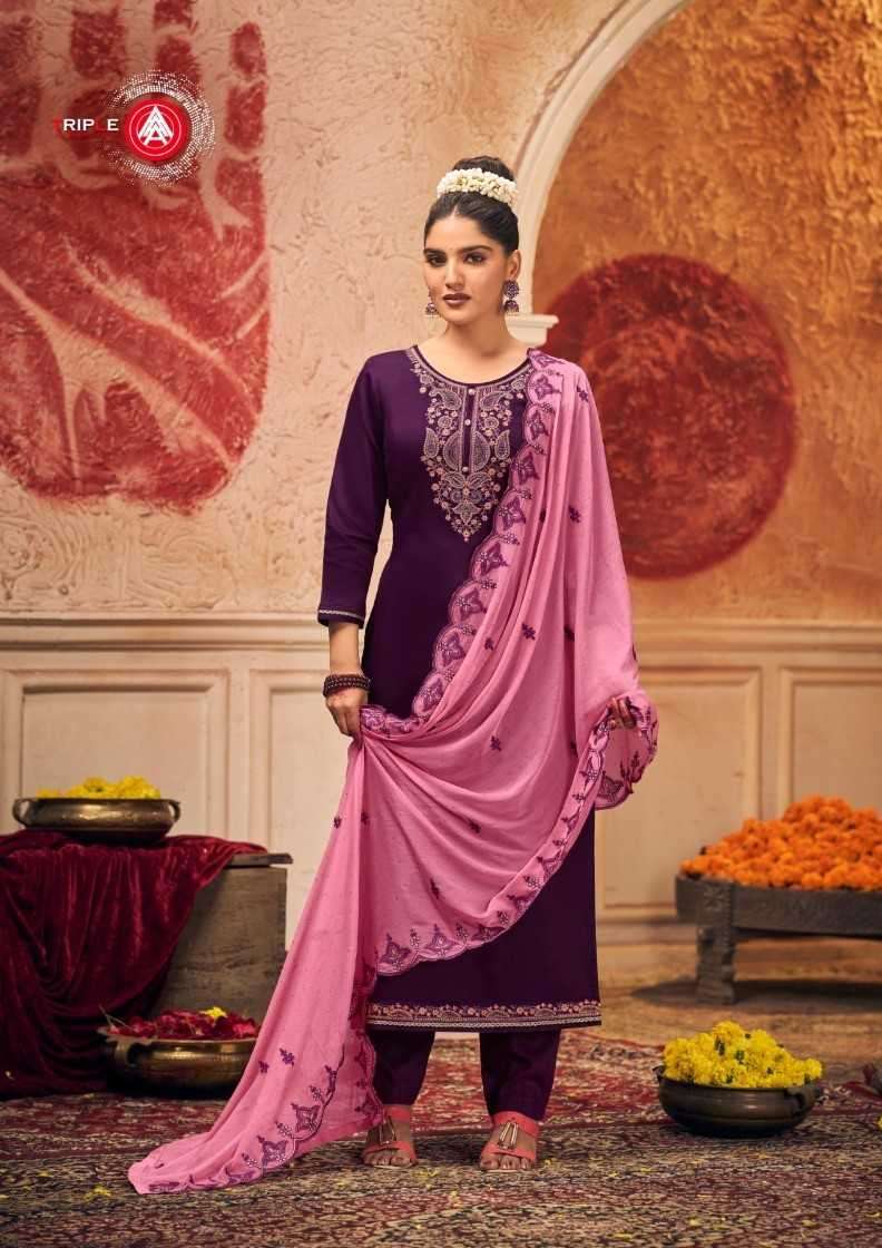 kalarang viana series 11491-11496 Pure Jam Cotton suit