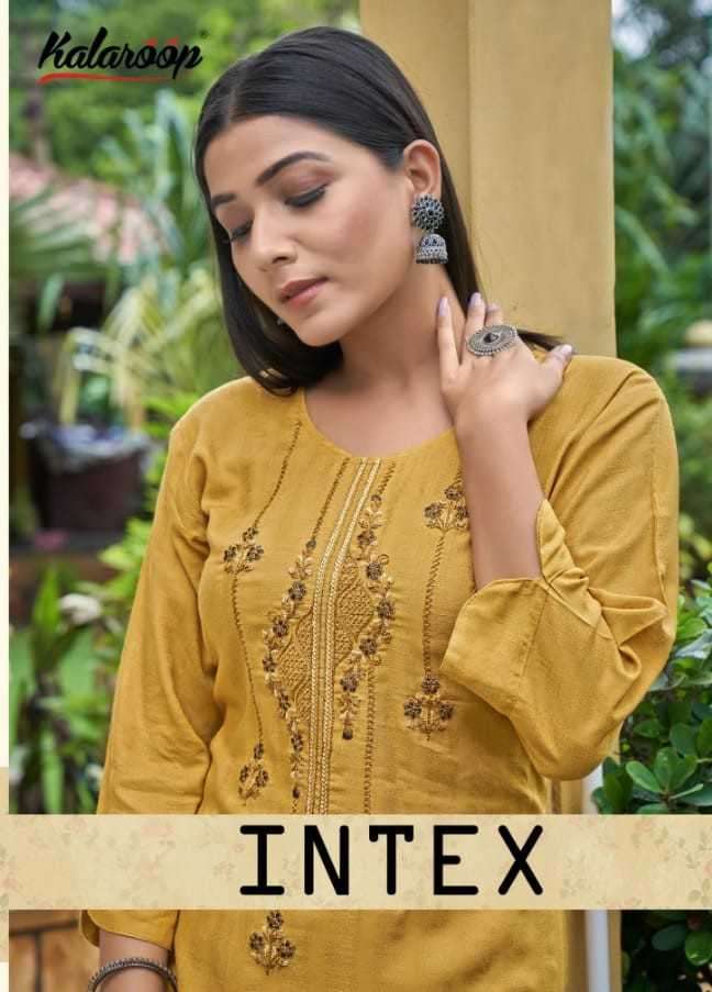 kalaroop kajree intex series 13506-13509 Hevi fancy Rayon kurtis