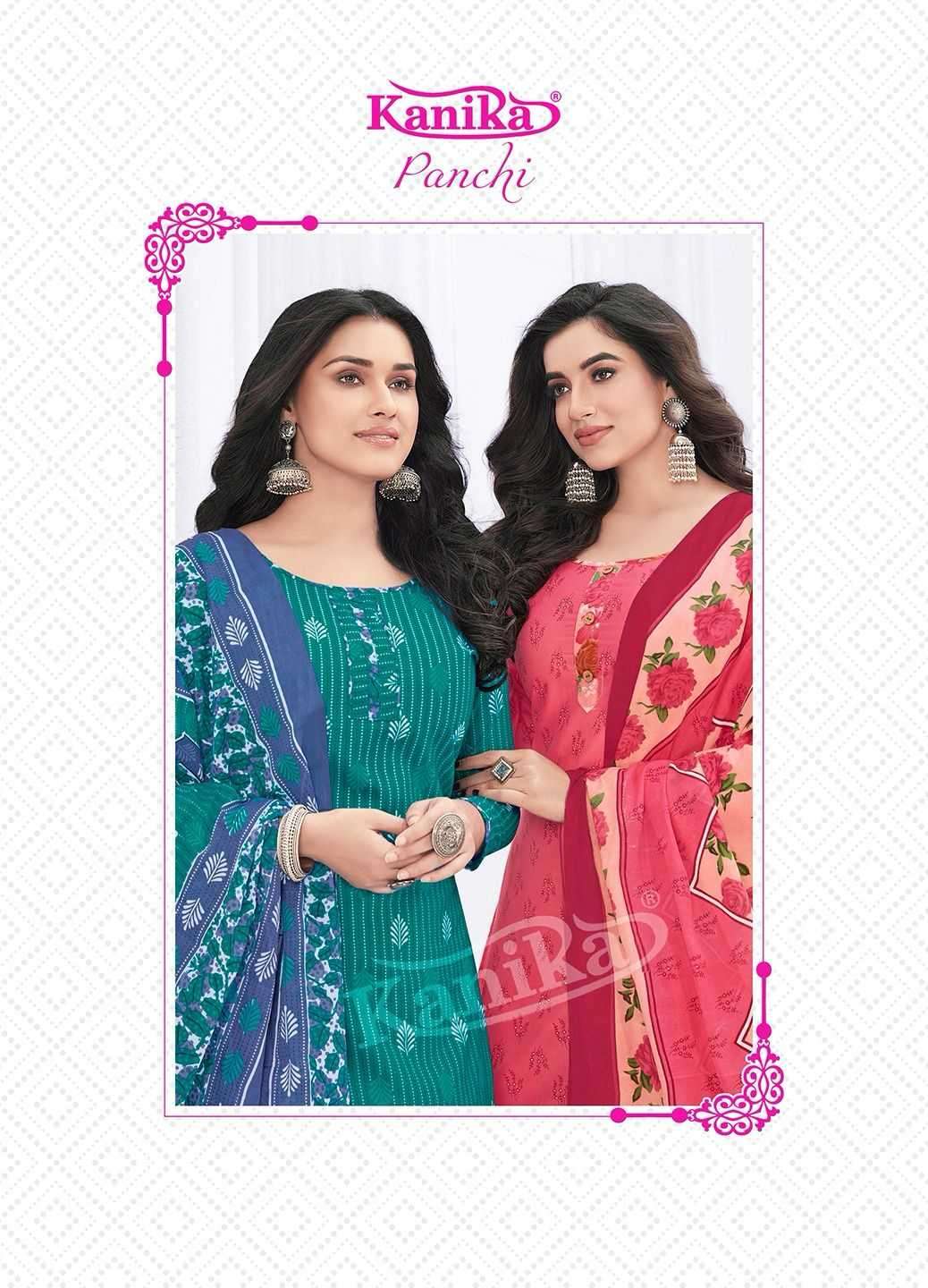 kanika fashion panchi vol 15 series 15001-15012 fancy readymade suit 