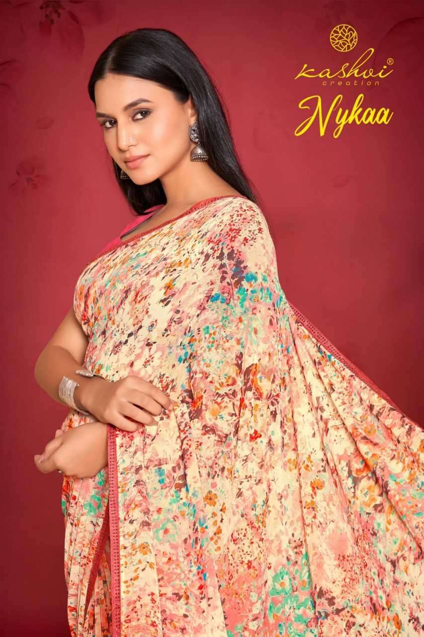 kashvi nykaa vol 1 series 1001-1008 weightless saree