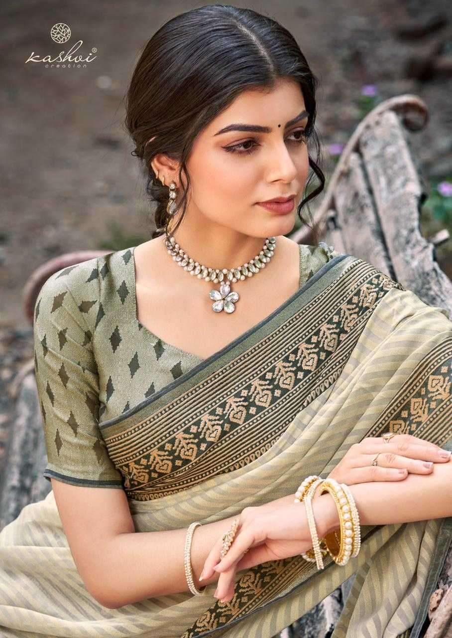 kashvi saroj vol 4 series 1001-1008 brasso saree