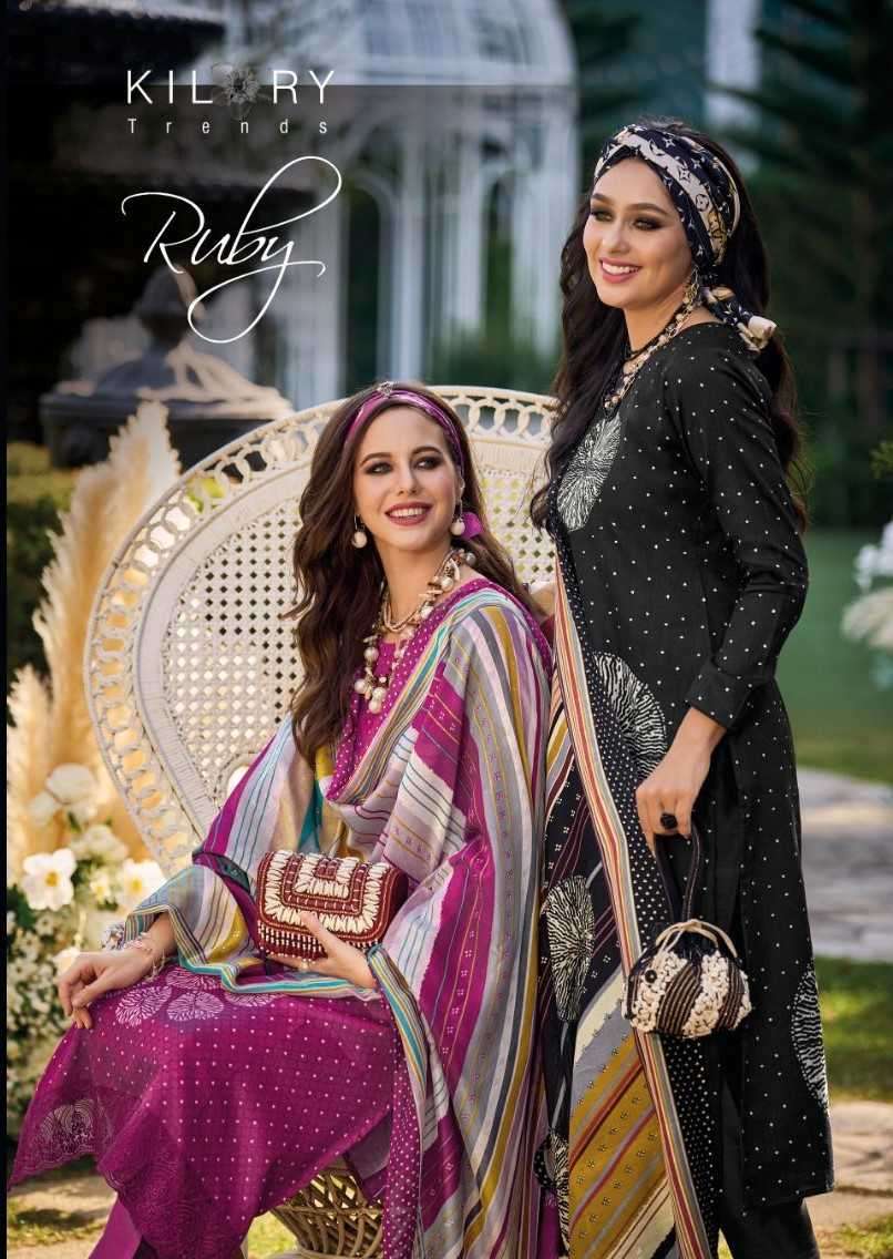 kilory trends ruby series 831-838 pure jam cotton suit 