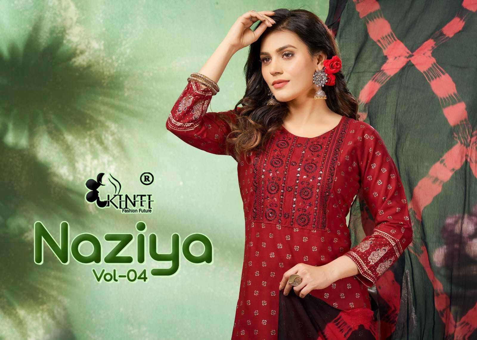 kinti naziya vol 4 series 401-406 Heavy RAYON sharara set 