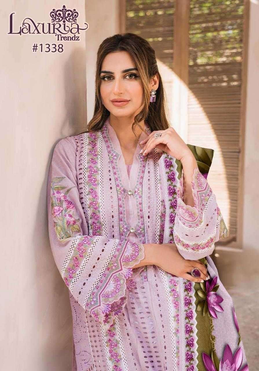 Laxuria trendz 1338  Fox Georgette suit