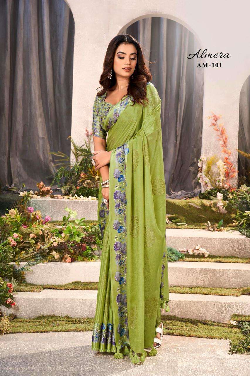 lt fabrics mannat designer Soft Marble Silk saree