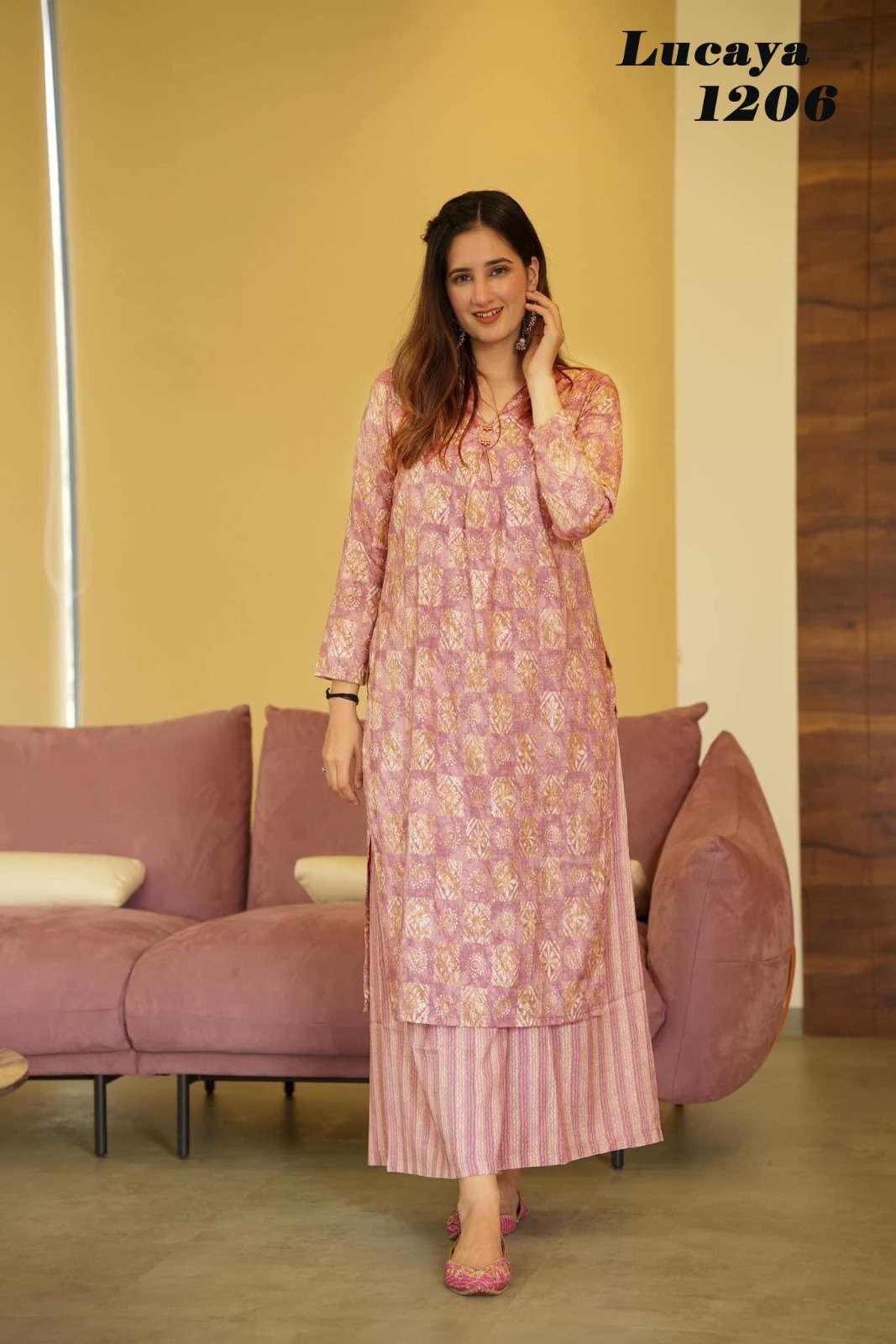 LUCAYA VOL-12 Pure Maslin with heavy digital print co-ord sets