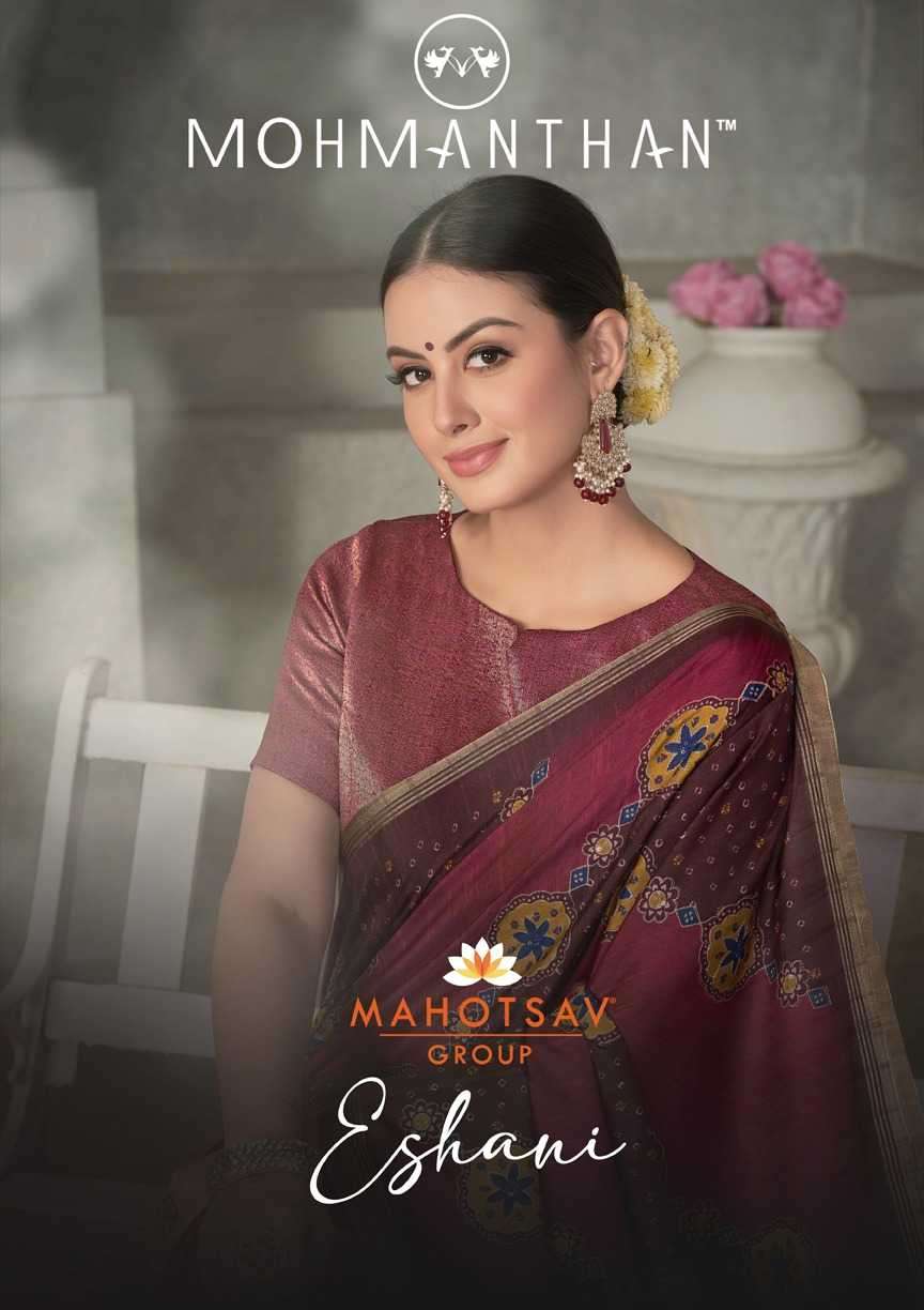mahotsav mohmanthan eshani 23700 series tussar silk saree