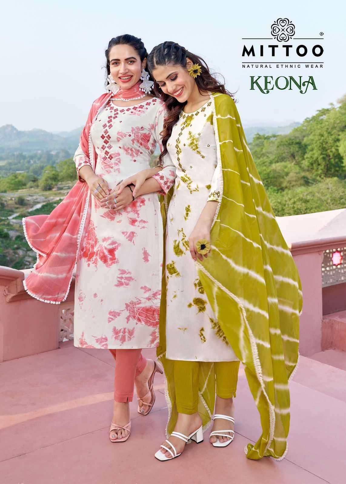 mittoo keona series 2001-2004 Rayon Print readymade suit 