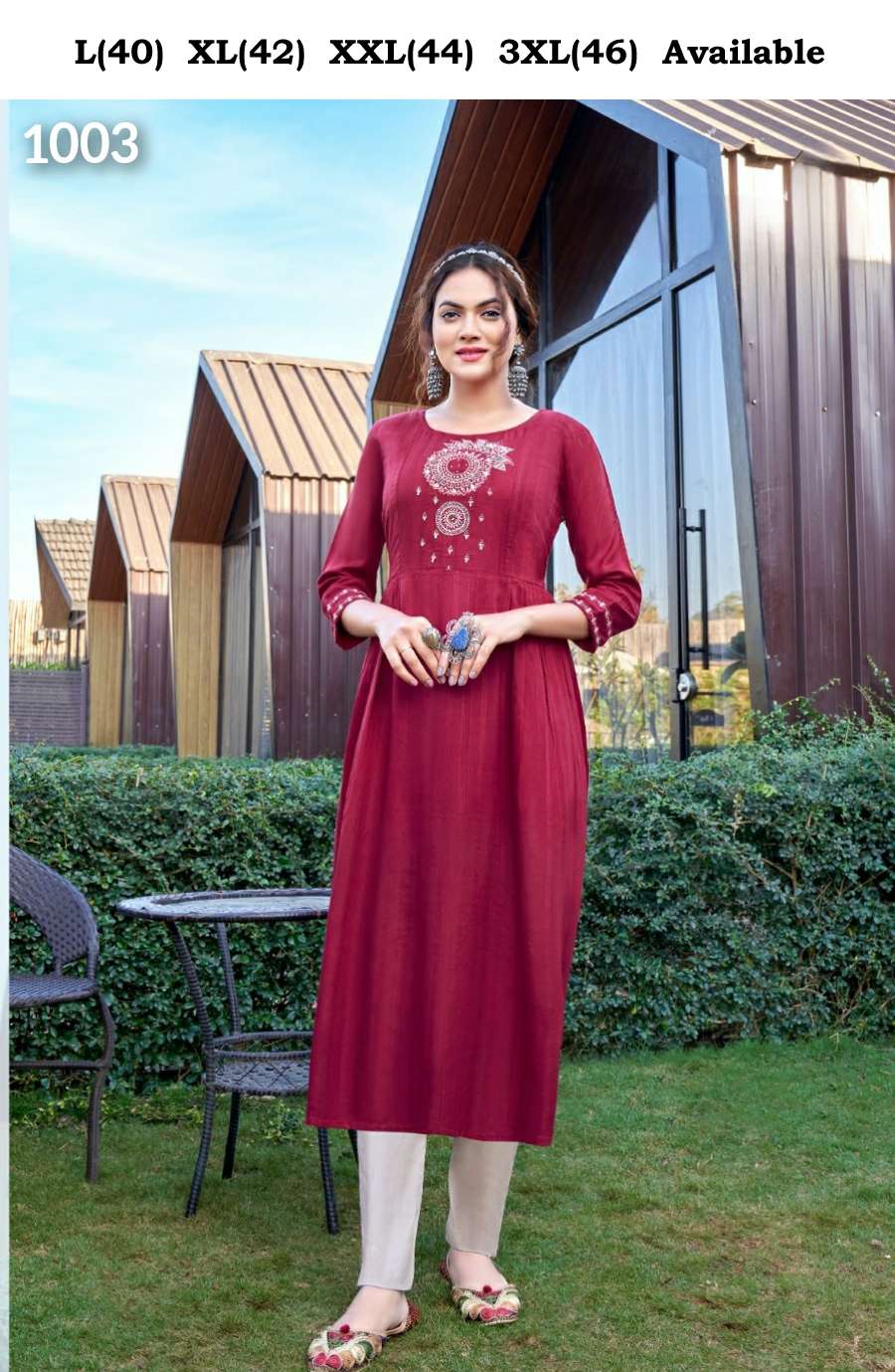 Morni vol 1 designer Heavy Rayon Dobby gown