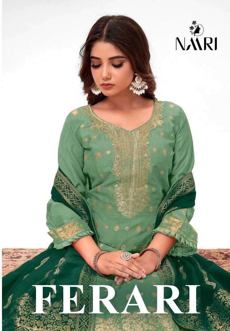 naari ferari series 71001-71004 Pure muslin jacard suit