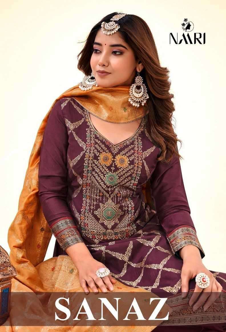 naari sanaz series 62001-62004 Pure viscous jacard muslin suit
