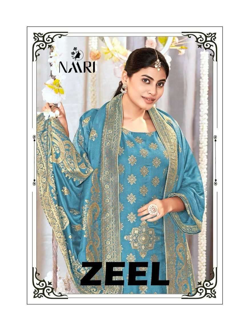 naari zeel series 70001-70004 Pure muslin dola Siroski work suit