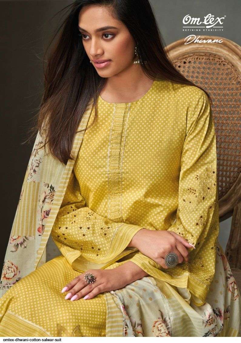 omtex dhwani series 3781 lawn cotton suit 