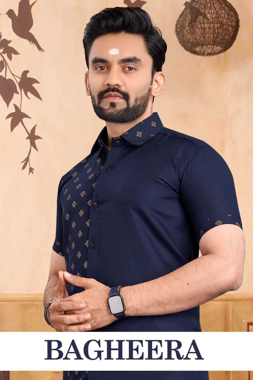 pr bagheera series 1001-1006 slub cotton mens wear shirt