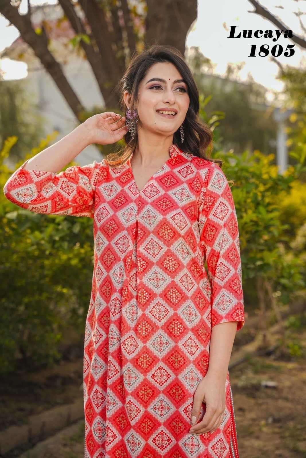 pr lucaya vol 18 series 1801-1805 Rayon top with bottom 