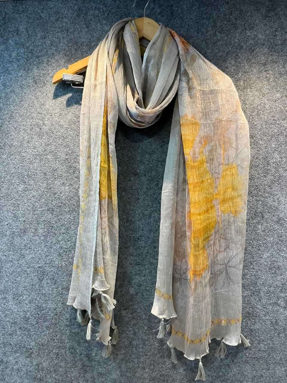 pr silky digital print beautiful chiffon dupatta