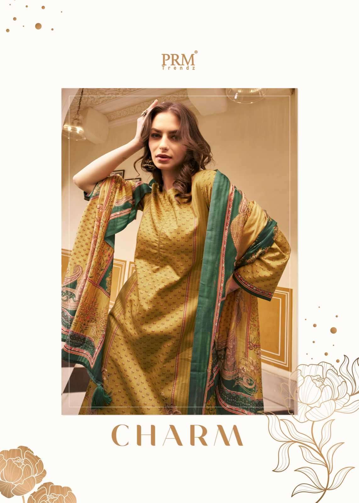 prm trendz charm series 5441-5448 pure jam cotton suit 