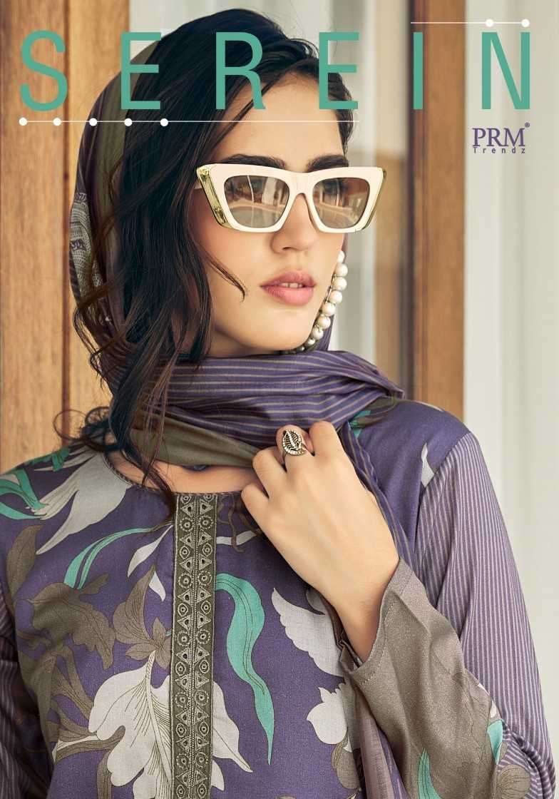 prm trendz serein series 5417-5424 pure jam cotton suit 