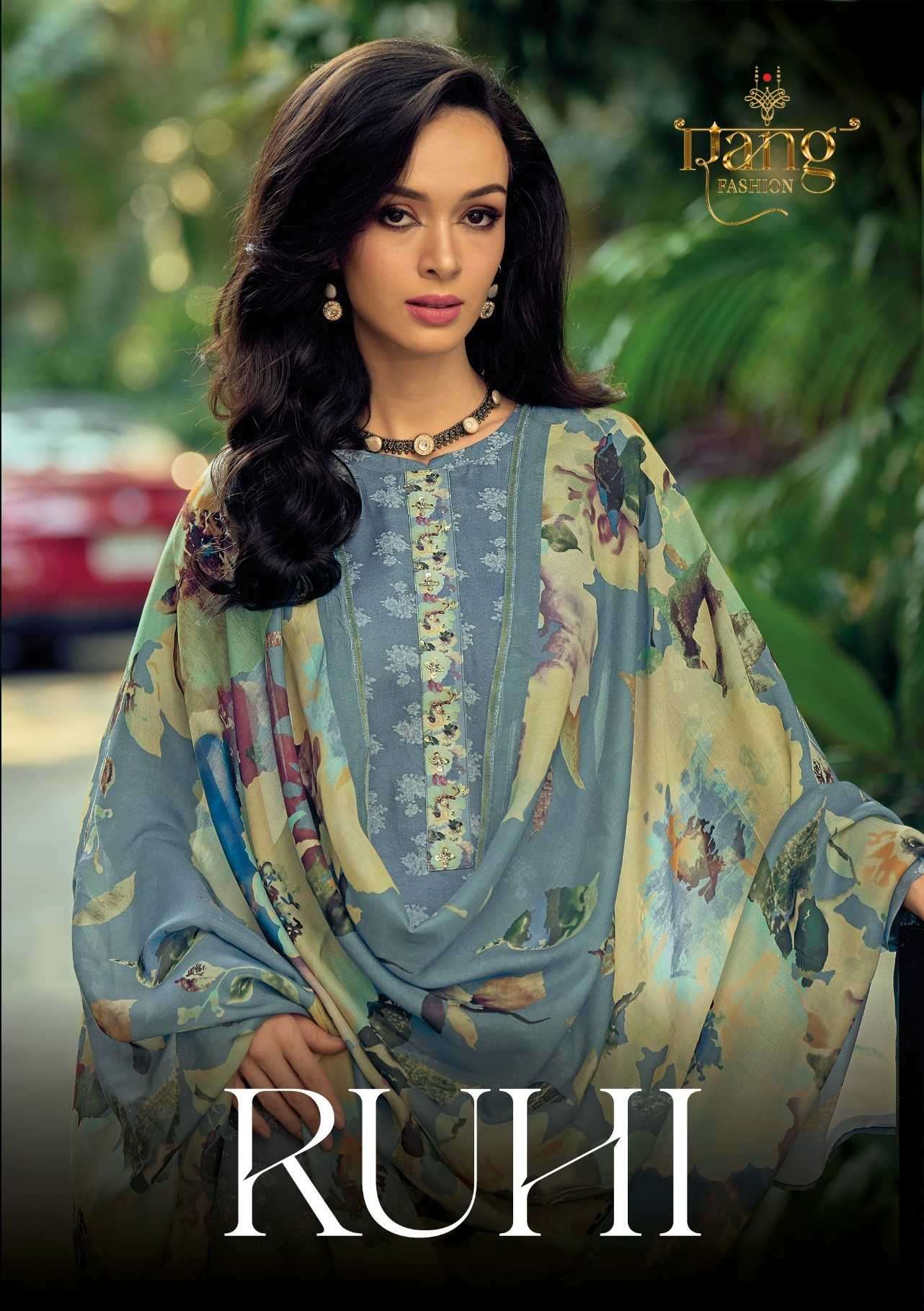 rang fashion ruhi series 1001-1004 Pure Muslin suit