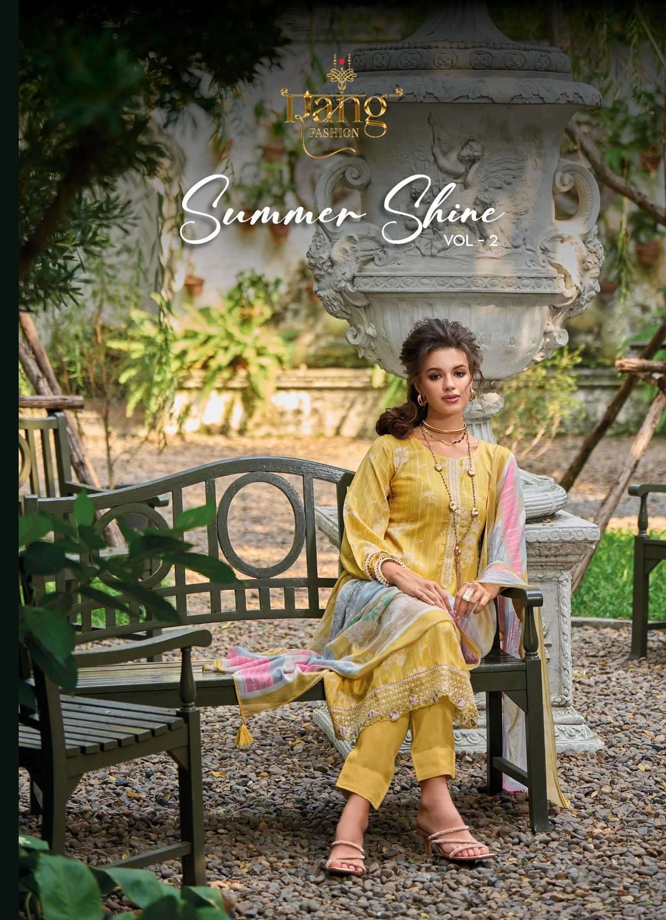 rang summer shine vol 2 series 3001-3006  Pure Muslin suit