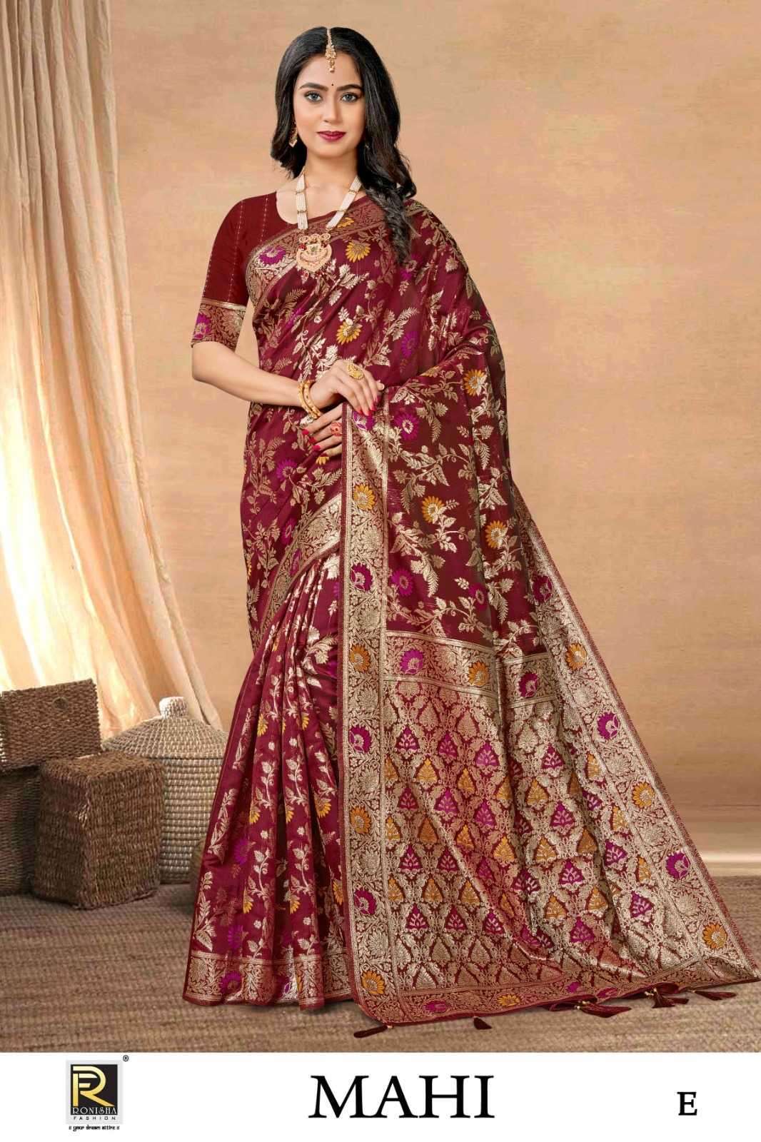 ranjna saree mahi designer banarasi silk saree