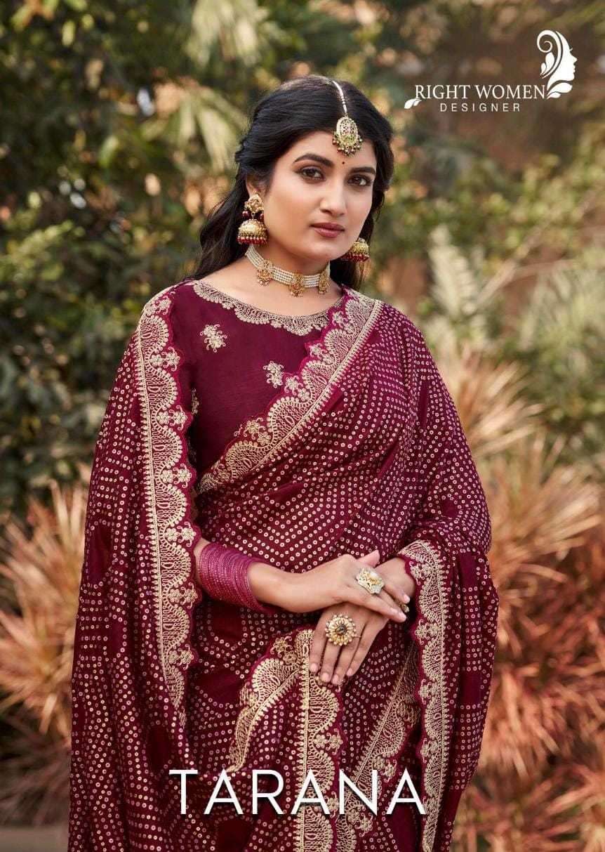 right women tarana series 81949-81955 vichitra silk saree