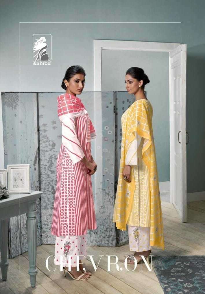 sahiba chevron pure cotton lawn diigtal print suit 