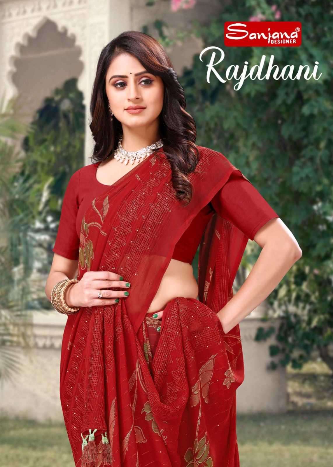sanjana rajdhani series 101-106 croset saree
