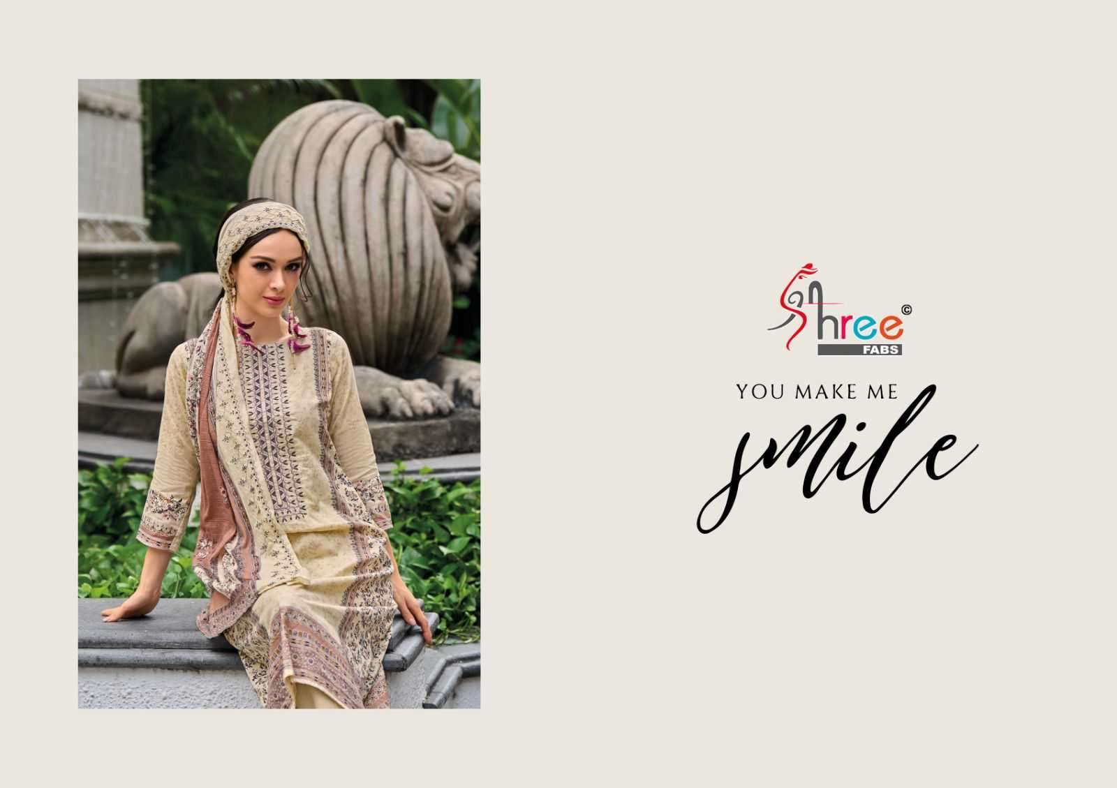 shree fab bin saeed lawn collection vol 10 series 10001-10006 pure cotton suit