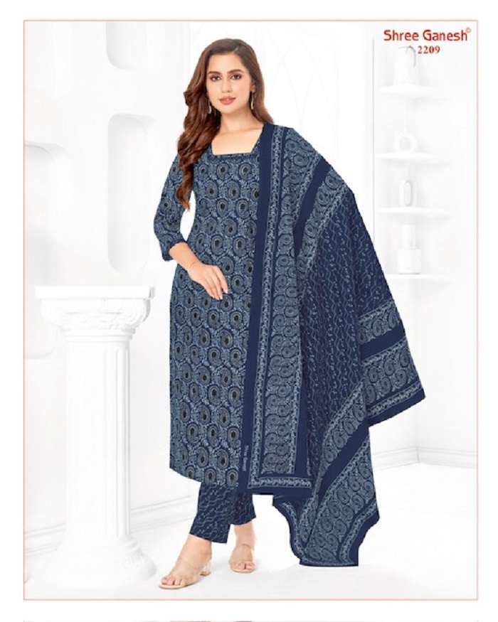 Shree Ganesh Samaira Vol-12 series 2201-2220 pure cotton suit 