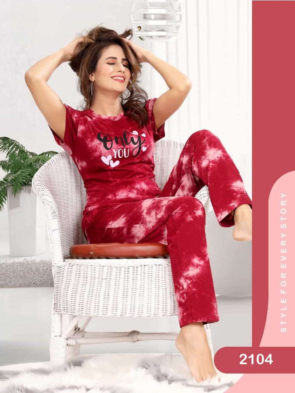Sleep Well Vol 21 Premium Hosiery night suits