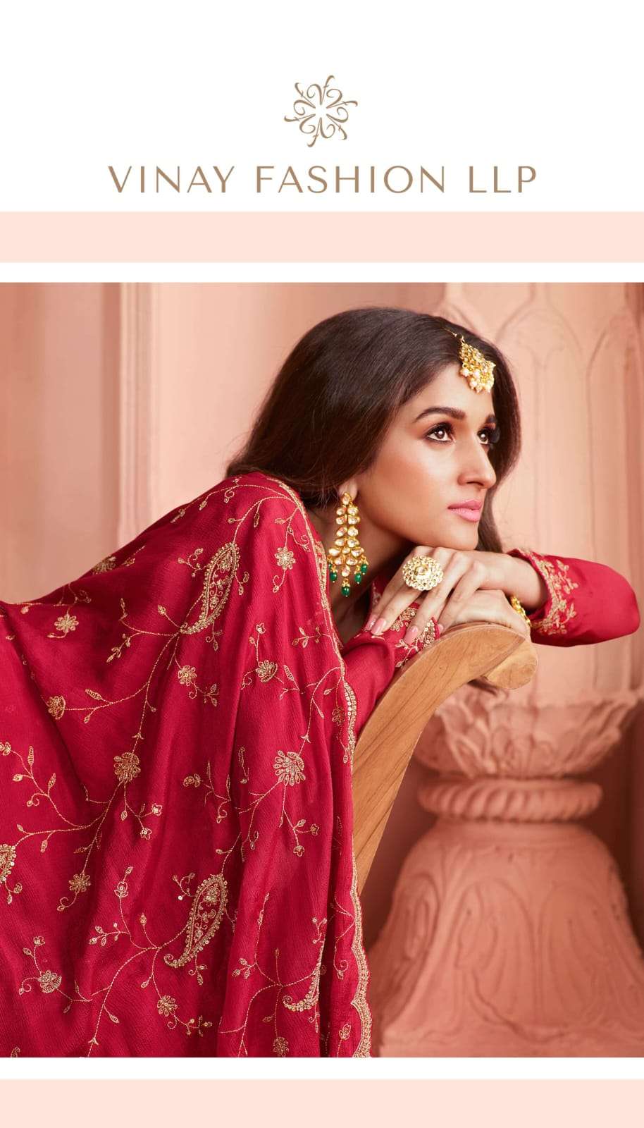 vinay swarnaa series 66481-66486 dola jacquard suit 