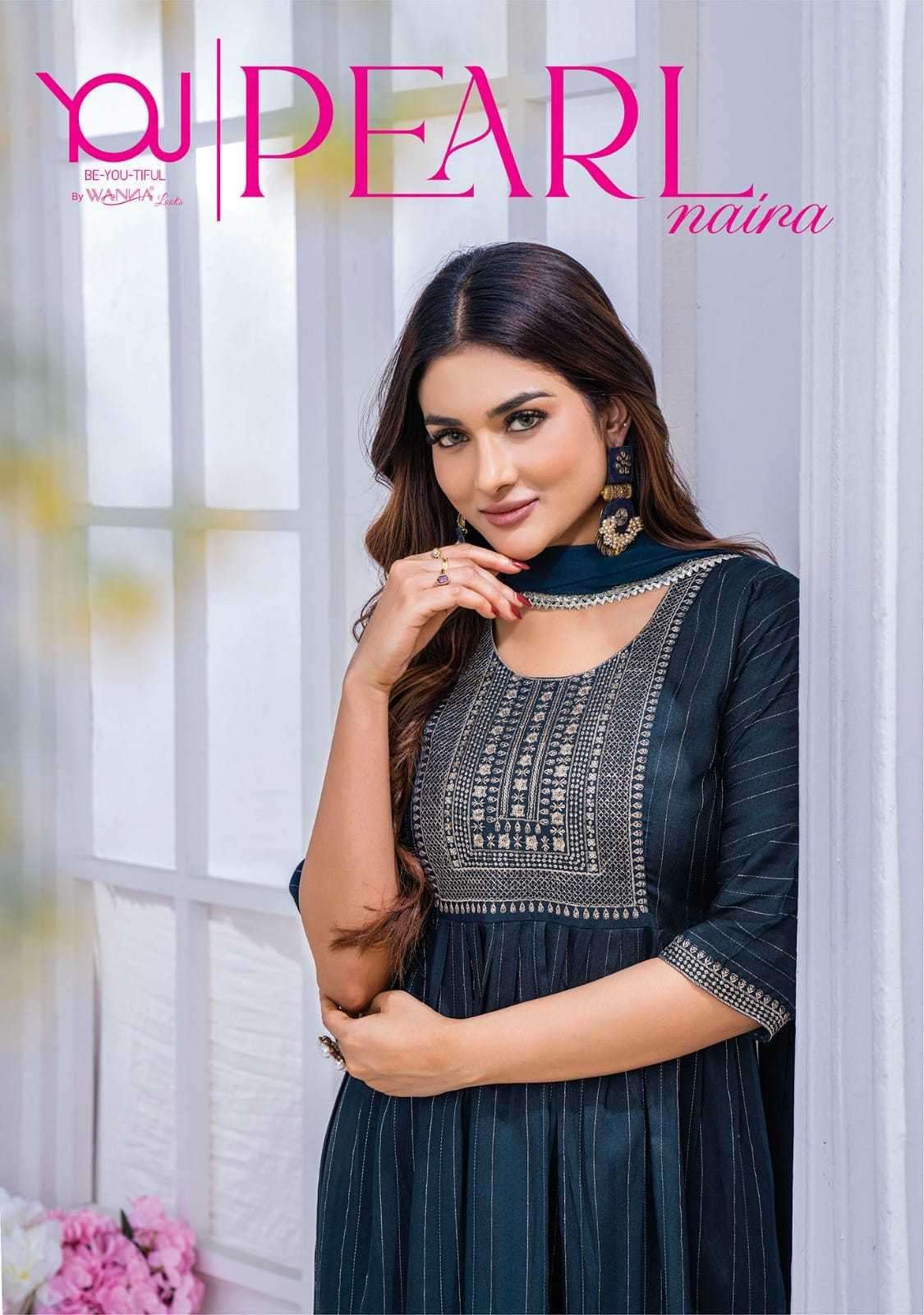 wanna you pearl naira series 101-104 Heavy Quality of Viscose readymade suit