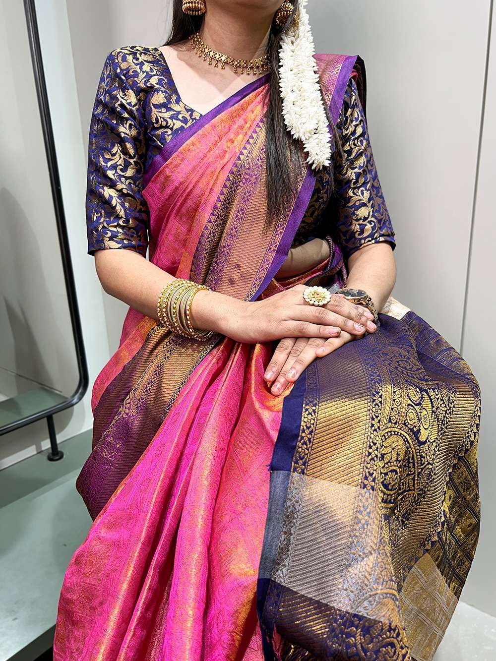 YNF7412 Kanjivaram saree embodies saree