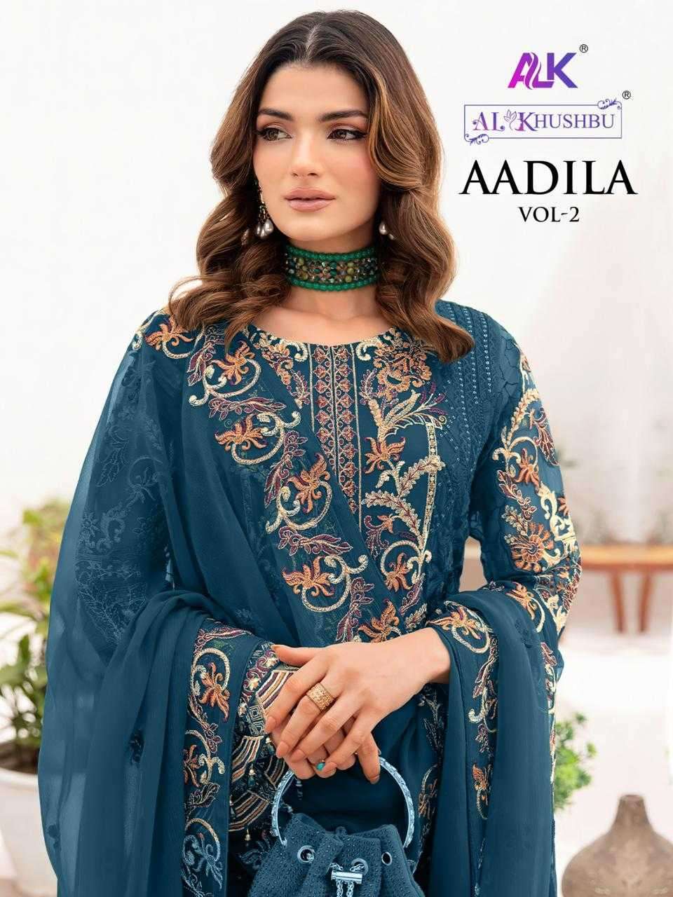 al khushbu aadila vol 2 5056 efgh georgette suit