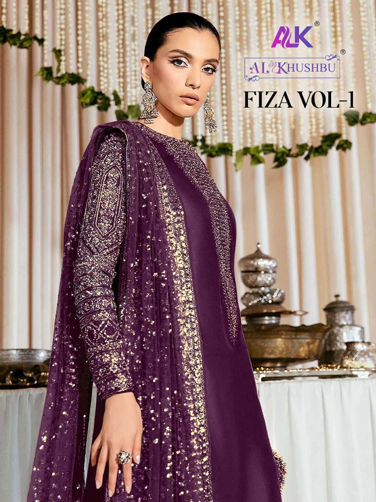 al khushbu fiza vol 1 defg faux georgette suit 