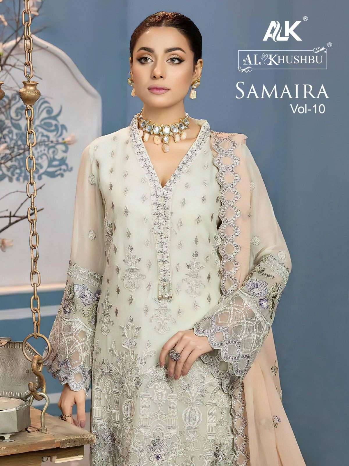 Al Khushbu Samaira Vol 10 designer georgette suit 